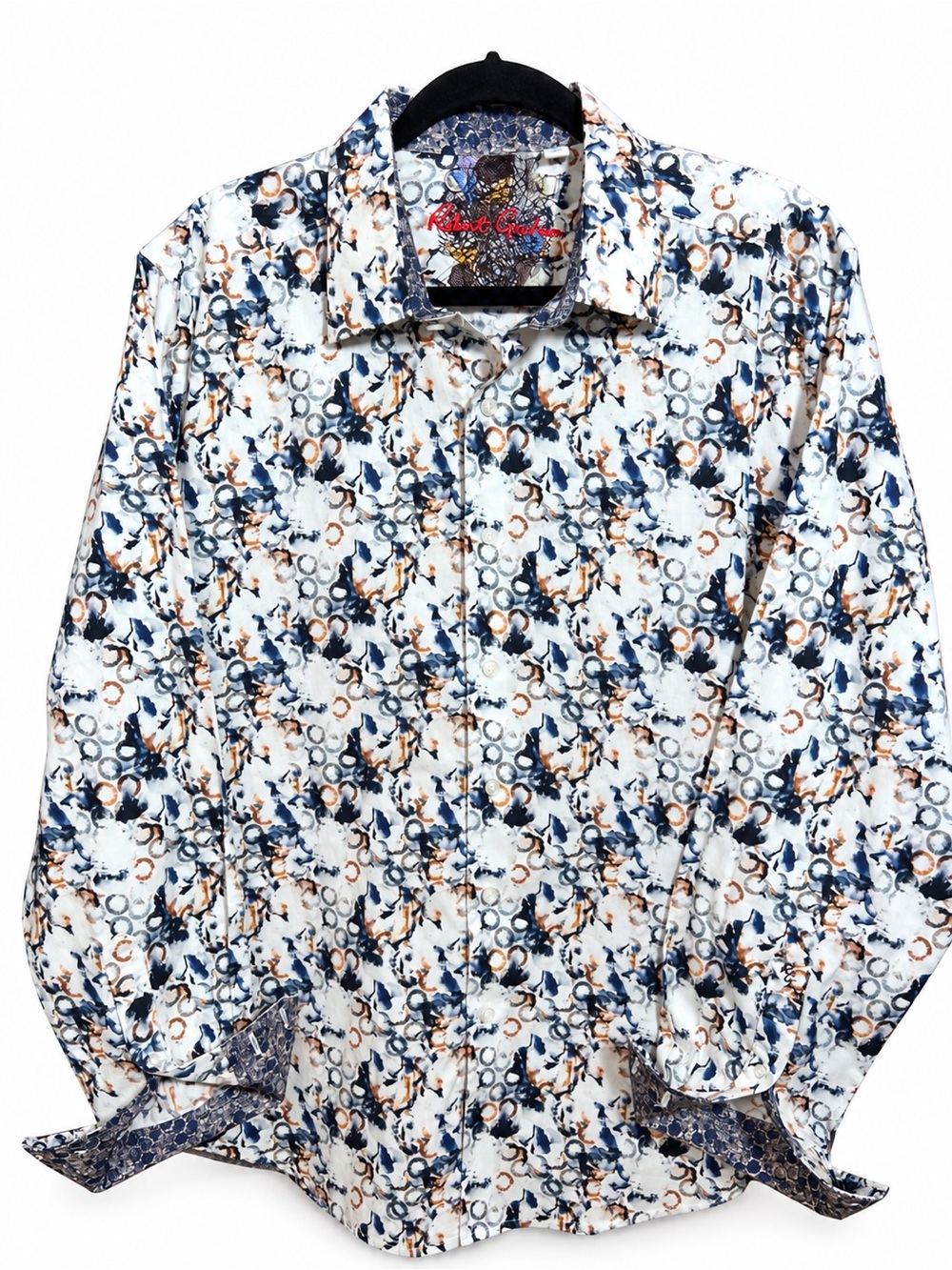 Robert Graham Men’s XL Classic Fit Abstract Print Button-Up Shirt